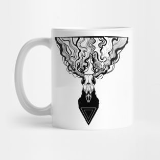 dead deer abstract Mug